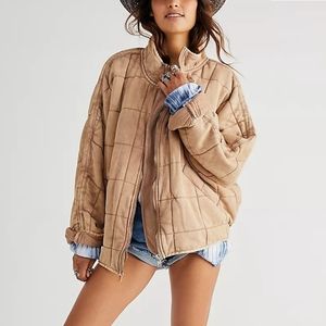Free People Dolman Quilt Jacket